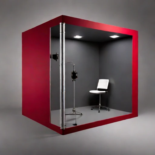 A firn-core acoustic test cell, photographed against a plain background