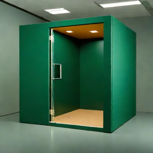 A firn-core acoustic test cell, photographed against a plain background