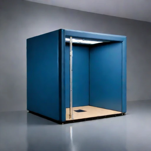 A firn-core acoustic test cell, photographed against a plain background