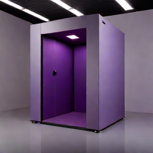 A firn-core acoustic test cell, photographed against a plain background