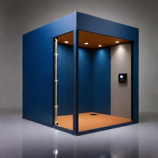A firn-core acoustic test cell, photographed against a plain background