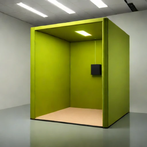 A firn-core acoustic test cell, photographed against a plain background