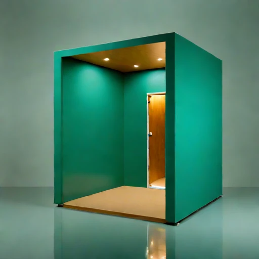 A firn-core acoustic test cell, photographed against a plain background