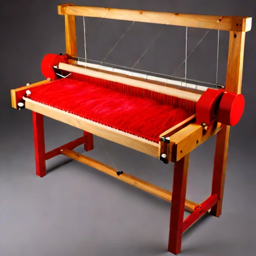 A freeze-compression felting bench, photographed against a plain background