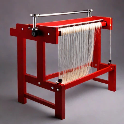 A freeze-compression felting bench, photographed against a plain background