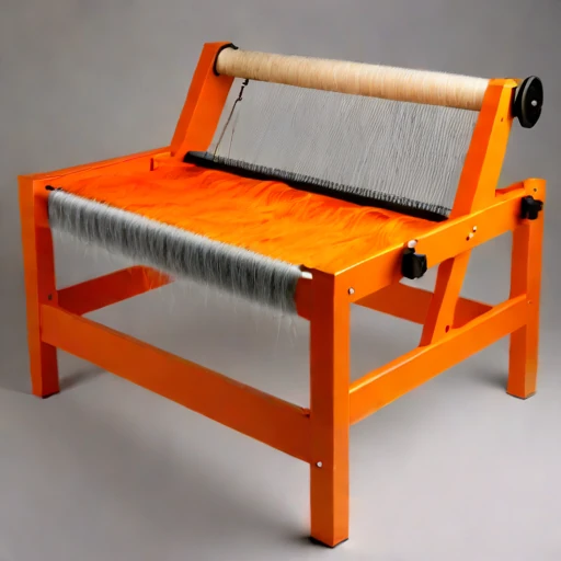 A freeze-compression felting bench, photographed against a plain background