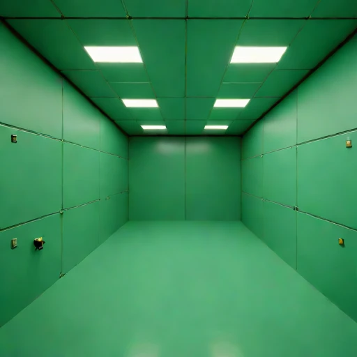A footwall-drive fabrication bay, photographed against a plain background