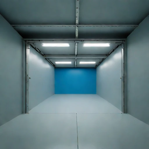 A footwall-drive fabrication bay, photographed against a plain background