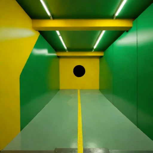 A footwall-drive fabrication bay, photographed against a plain background