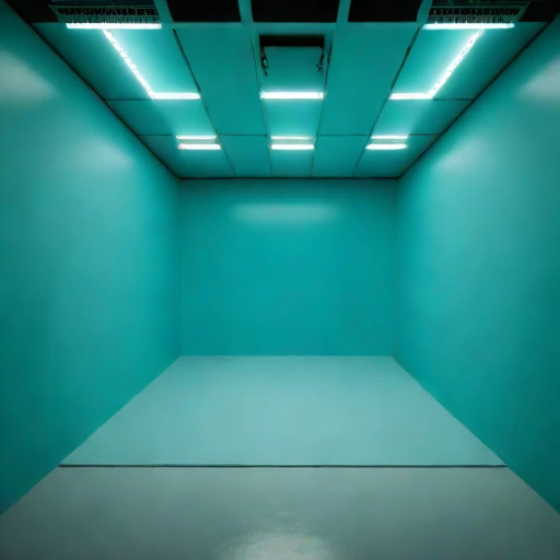 A footwall-drive fabrication bay, photographed against a plain background
