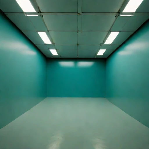 A footwall-drive fabrication bay, photographed against a plain background
