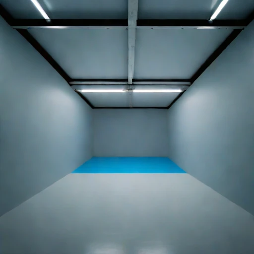 A footwall-drive fabrication bay, photographed against a plain background