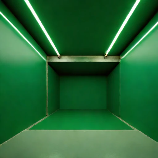 A footwall-drive fabrication bay, photographed against a plain background
