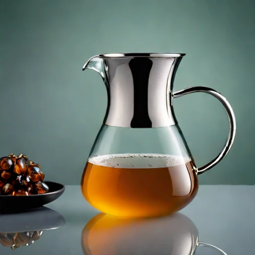 A fumarole-fed steeping urn, photographed against a plain background