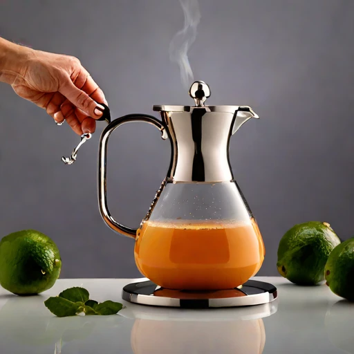 A fumarole-fed steeping urn, photographed against a plain background
