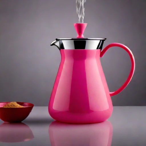 A fumarole-fed steeping urn, photographed against a plain background