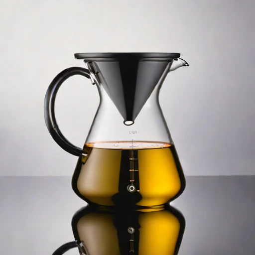 A fumarole-fed steeping urn, photographed against a plain background