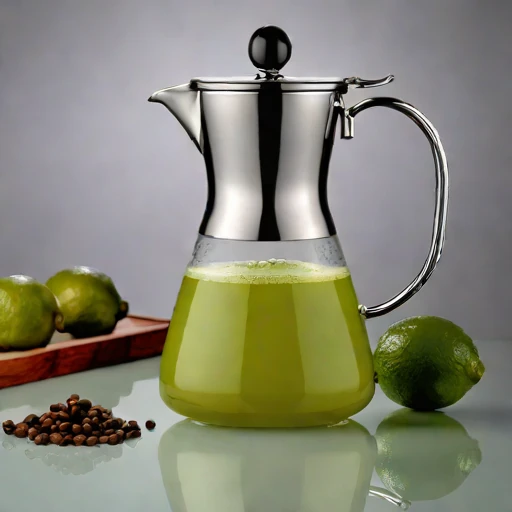 A fumarole-fed steeping urn, photographed against a plain background