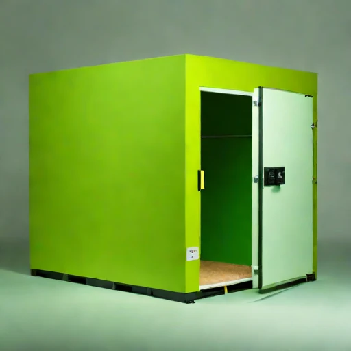 A firn-insulated larder, photographed against a plain background