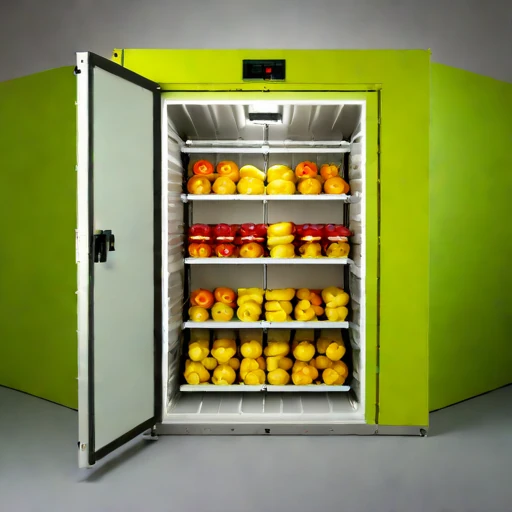 A firn-insulated larder, photographed against a plain background