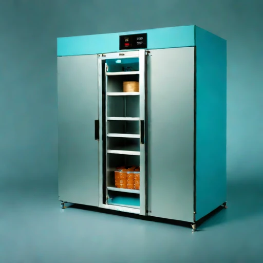A firn-insulated larder, photographed against a plain background