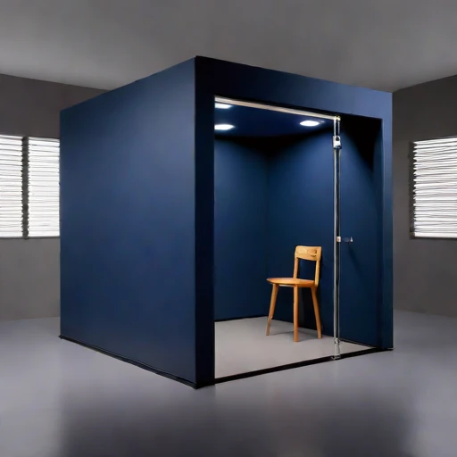 A flanking-isolated tracking room, photographed against a plain background