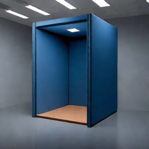A flanking-isolated tracking room, photographed against a plain background