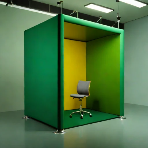 A flanking-isolated tracking room, photographed against a plain background