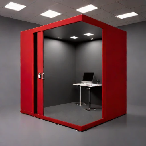 A flanking-isolated tracking room, photographed against a plain background
