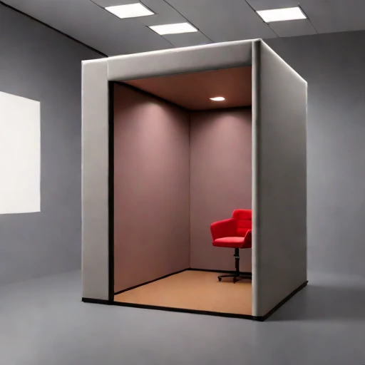 A flanking-isolated tracking room, photographed against a plain background