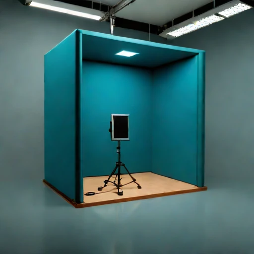 A flanking-isolated tracking room, photographed against a plain background