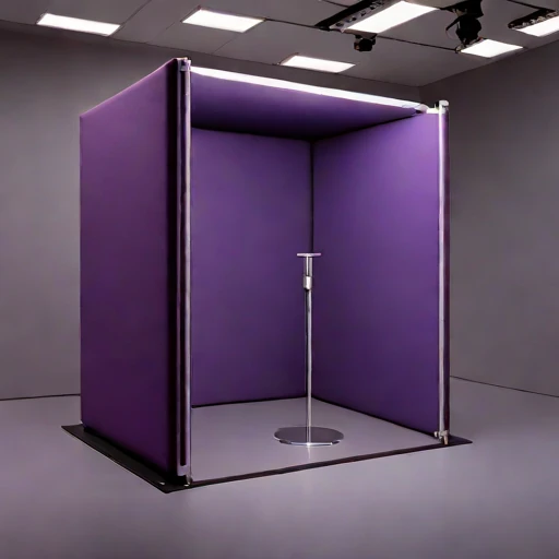 A flanking-isolated tracking room, photographed against a plain background