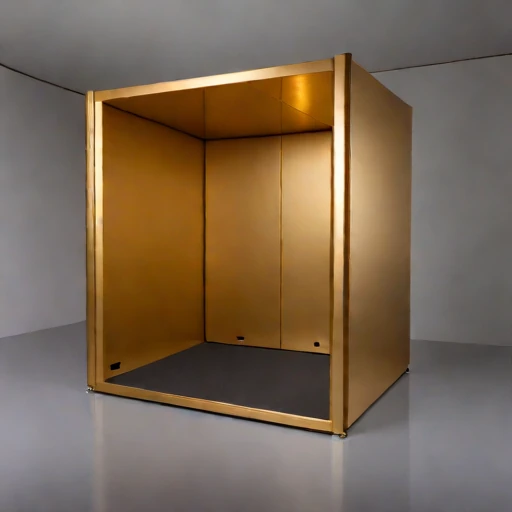 A flanking-isolated tracking room, photographed against a plain background
