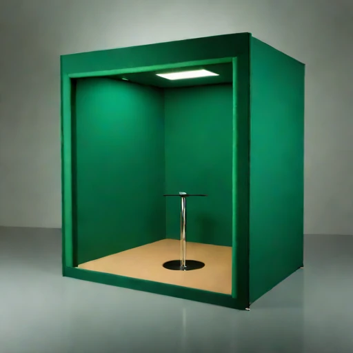 A flanking-isolated tracking room, photographed against a plain background