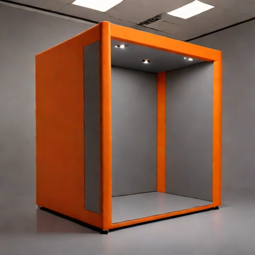 A flanking-isolated tracking room, photographed against a plain background