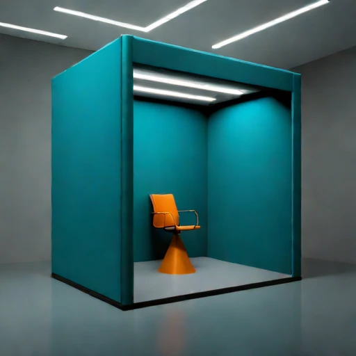 A flanking-isolated tracking room, photographed against a plain background