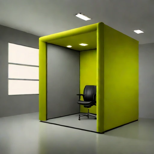 A flanking-isolated tracking room, photographed against a plain background