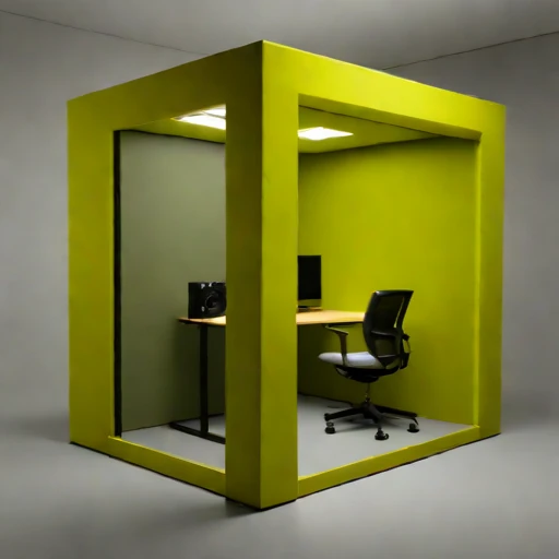 A flanking-isolated tracking room, photographed against a plain background