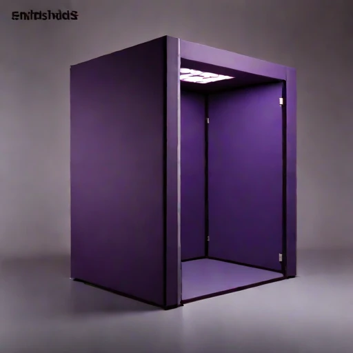 A flanking-isolated tracking room, photographed against a plain background