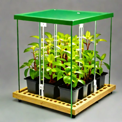 A fumarole-jacketed cold frame, photographed against a plain background