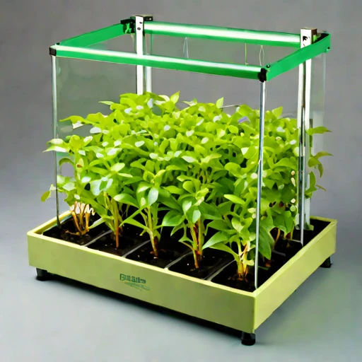 A fumarole-jacketed cold frame, photographed against a plain background