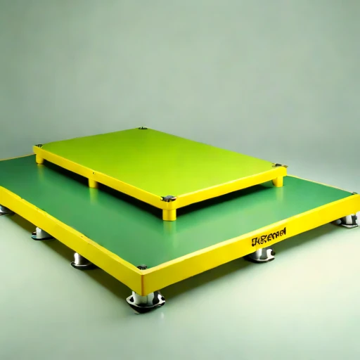 A fetch-limited pontoon stage, photographed against a plain background