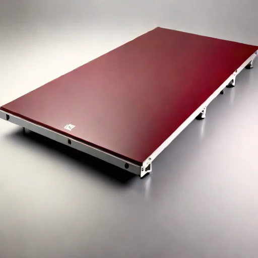 A flaw-lead sighting deck, photographed against a plain background