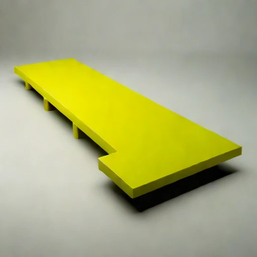 A flaw-lead sighting deck, photographed against a plain background