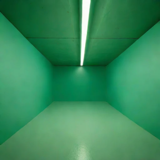A flowstone-lined undercroft workshop, photographed against a plain background