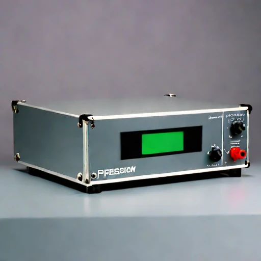 A firn-probe calibration bench, photographed against a plain background
