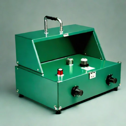 A firn-probe calibration bench, photographed against a plain background