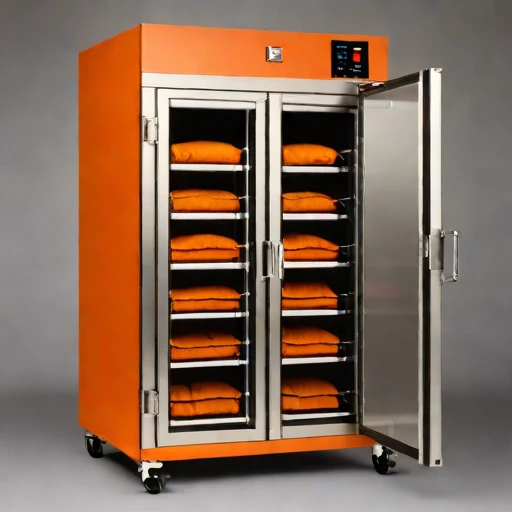 A falling-rate belt dryer, photographed against a plain background