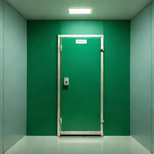 A firn-sealed grain locker, photographed against a plain background