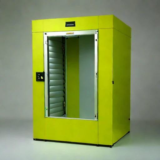 A firn-sealed grain locker, photographed against a plain background
